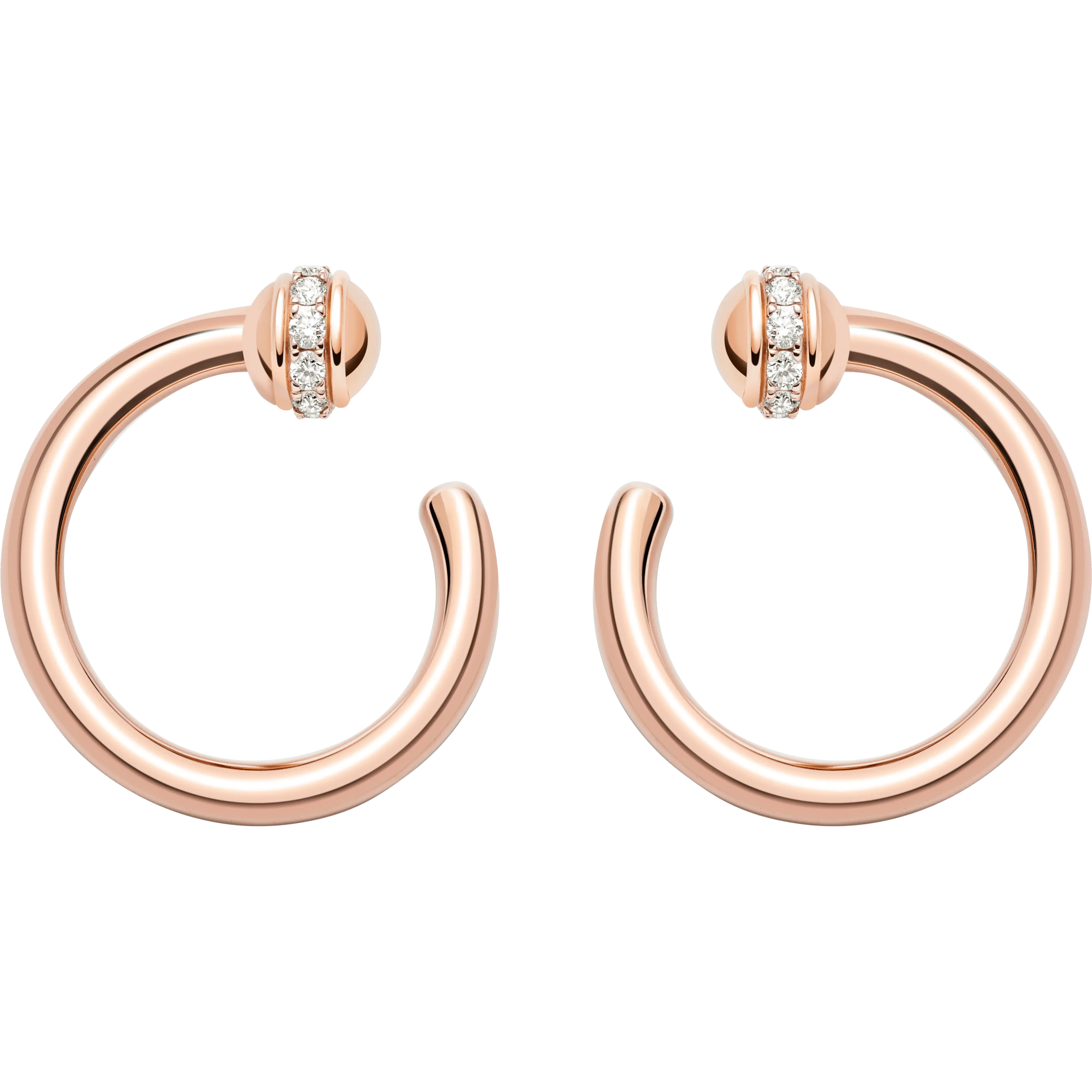 Possession open hoop earrings