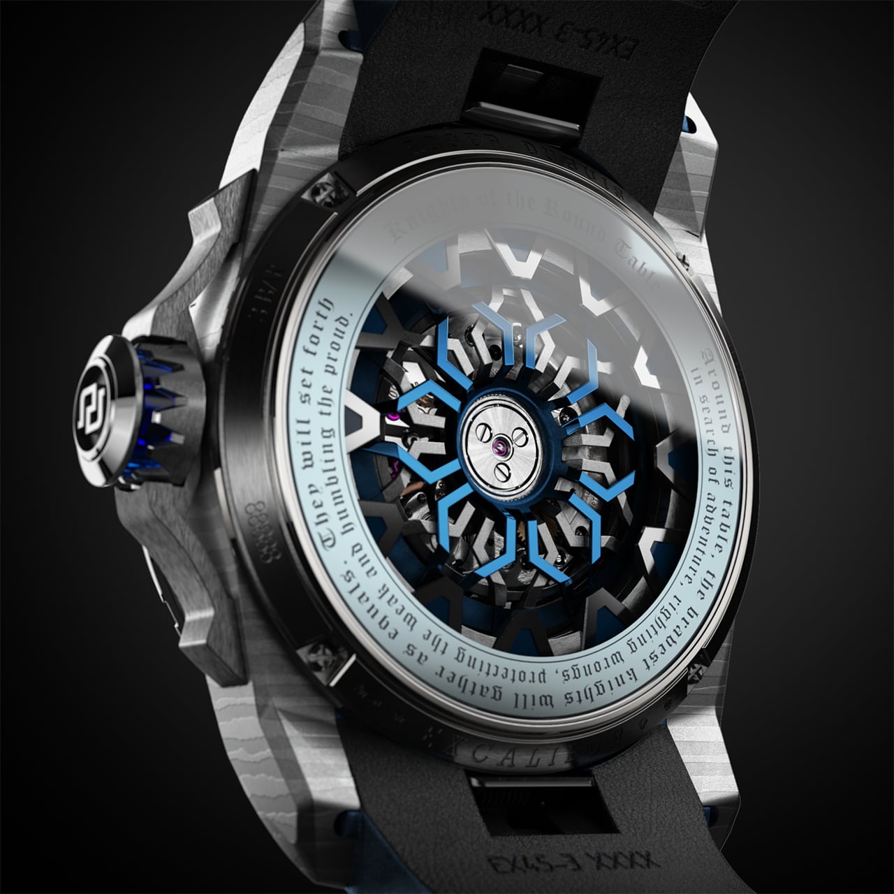 Knights of the Round Table - Damascus Titanium6