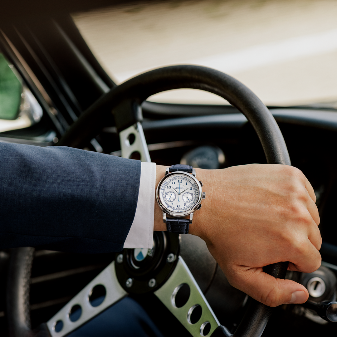 Orologio in oro bianco 1815 Chronograph A lange sohene