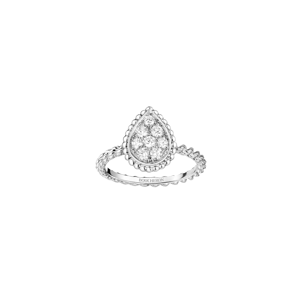 Gioiello in oro bianco Anello Serpent Bohème Boucheron