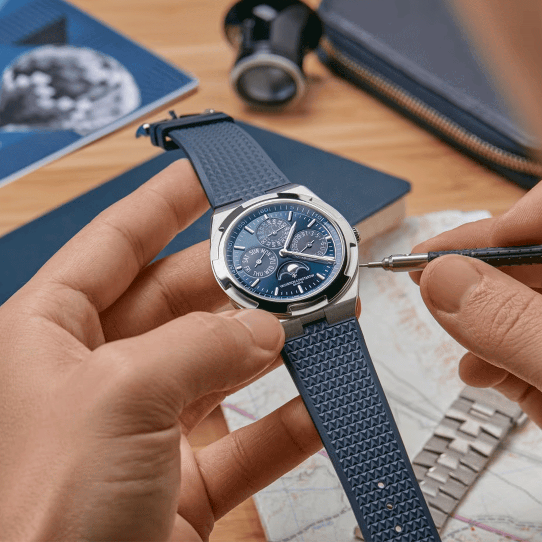 Watch in white gold Overseas Perpetual Calendar Ultra-Thin Vacheron constantin