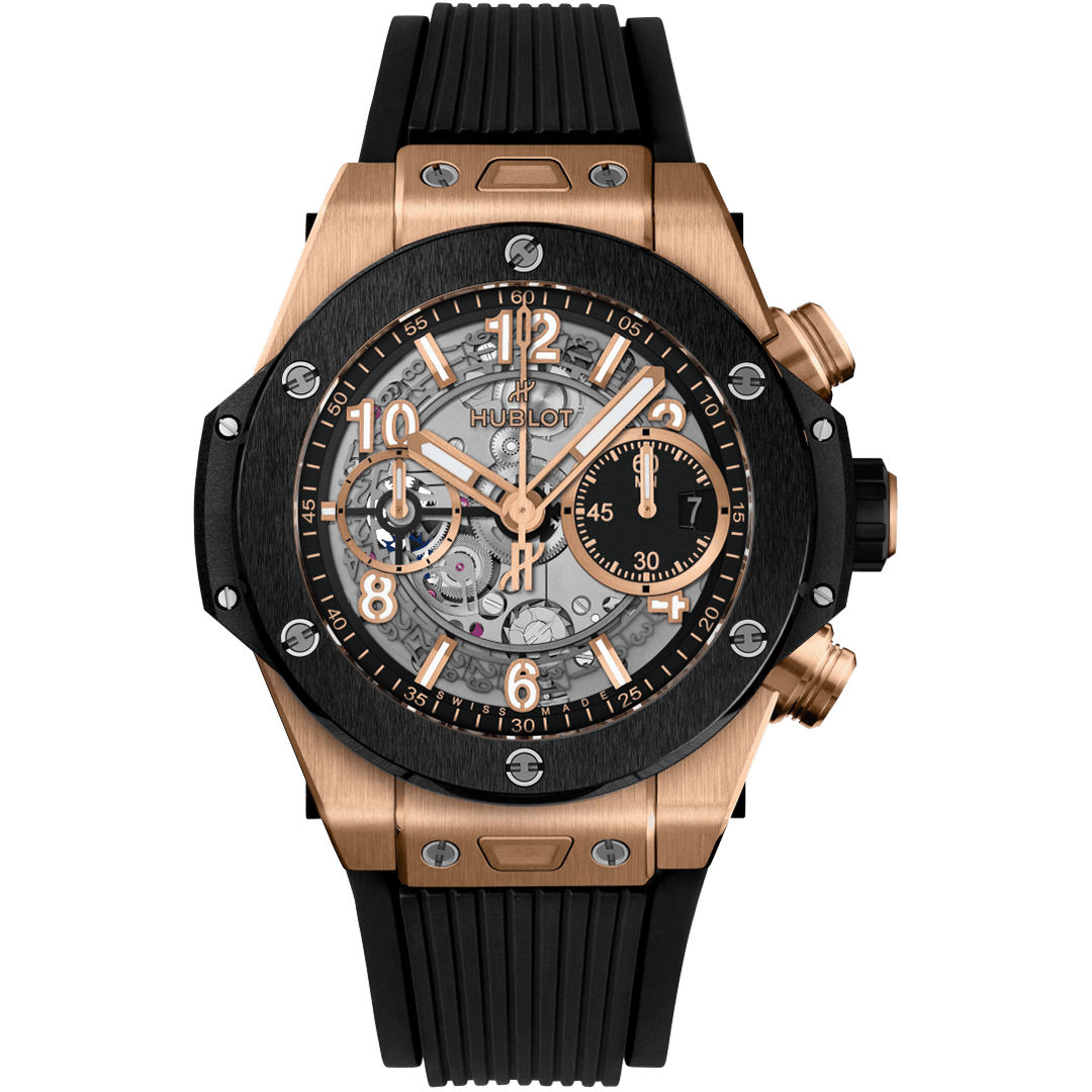 Watch in rose gold Big Bang Unico King Gold Ceramic Hublot