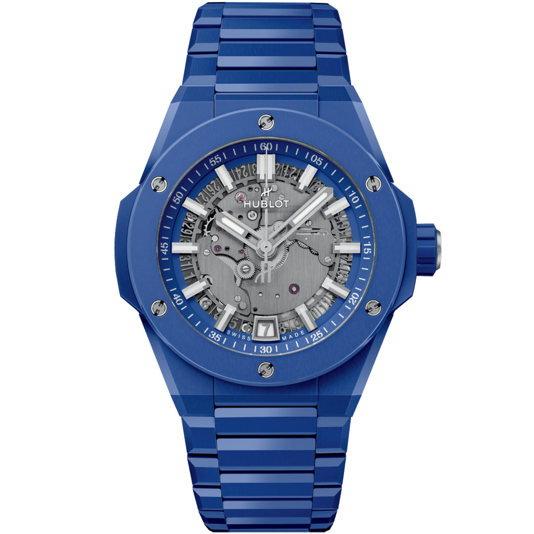 Big Bang Integrated Time Only Blue Ceramic