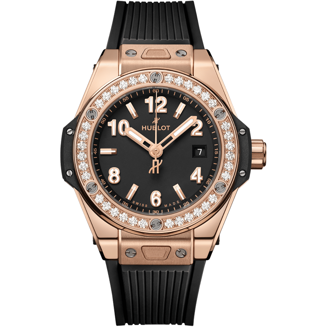 Watch in rose gold Big Bang One Click King Gold Diamonds Hublot