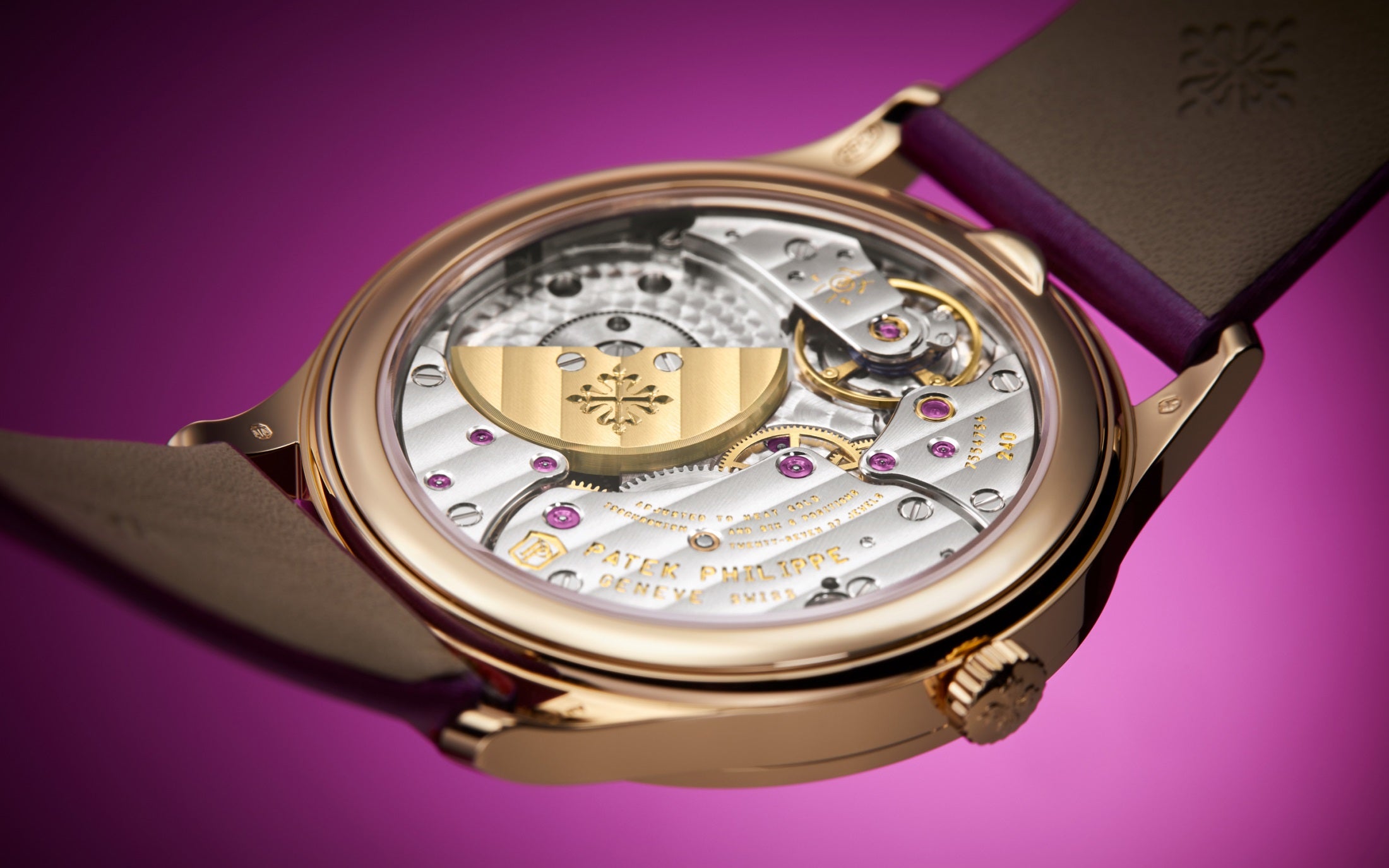 Orologio in oro rosa Calatrava Patek philippe