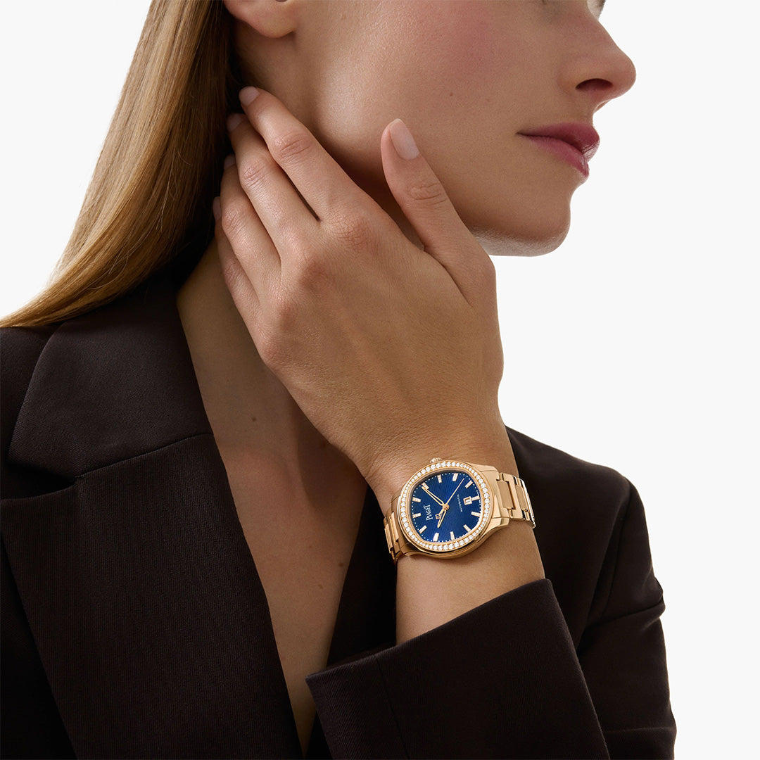 Watch in rose gold Piaget Polo Date Piaget