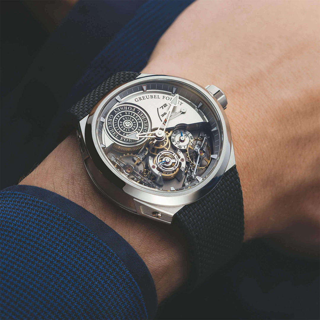 Watch in titanium Double Balancier Convexe Greubel forsey