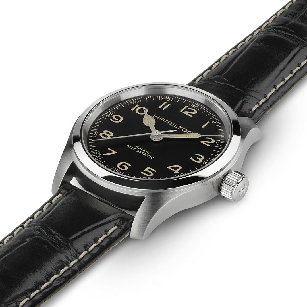 Orologio in acciaio Khaki Field Murph Hamilton