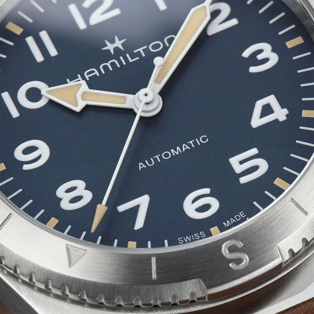 Orologio in acciaio Khaki Field Expedition Auto Hamilton