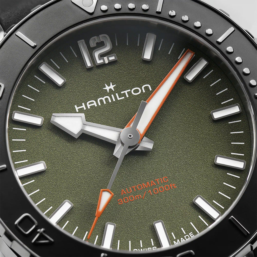 Watch in steel Khaki Navy Frogman Auto Hamilton
