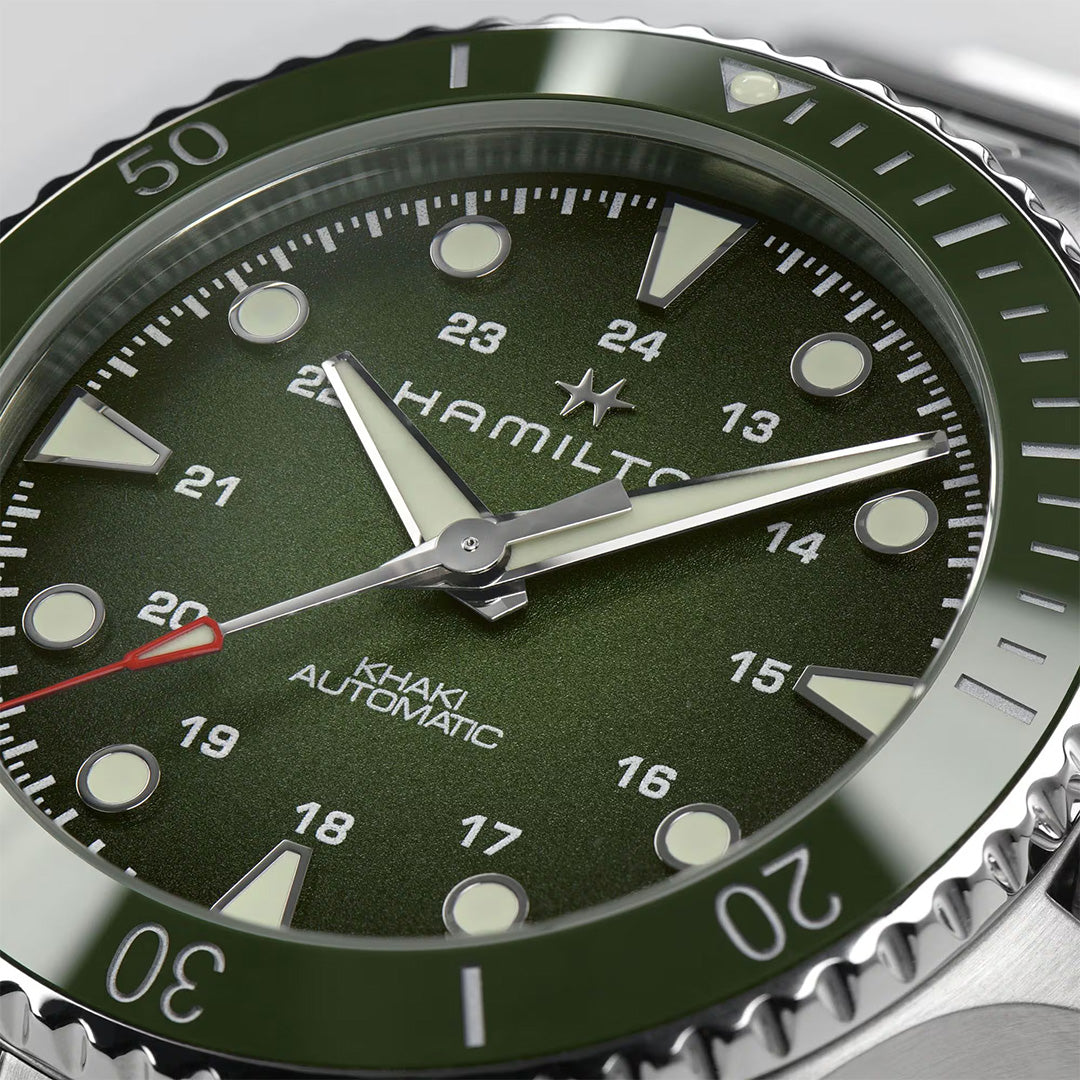 Orologio in acciaio Khaki Navy Scuba Auto Hamilton