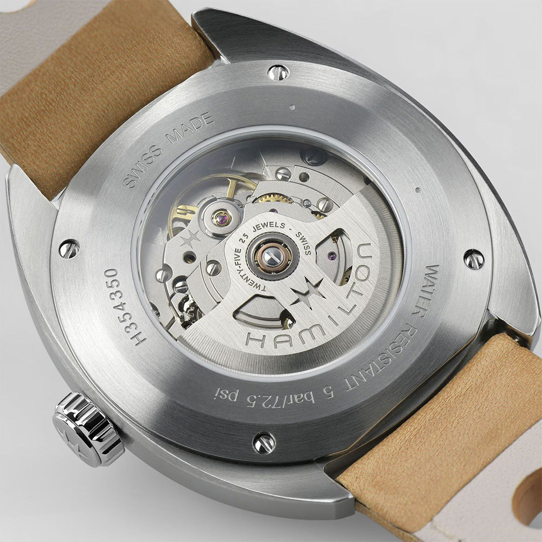 Orologio in acciaio American Classic Pan Europ Day Date Auto Hamilton