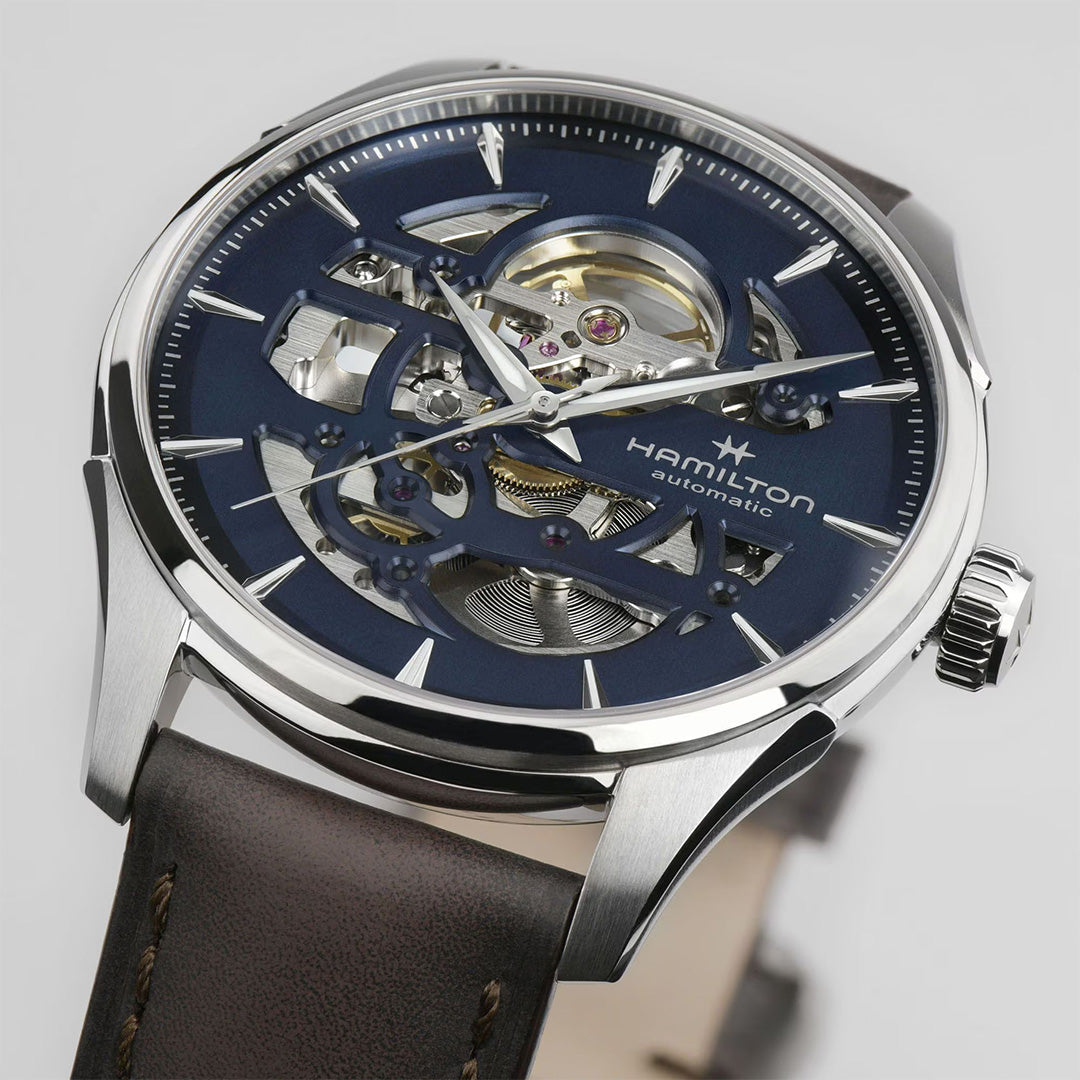 Watch in steel Jazzmaster Skeleton Auto Hamilton