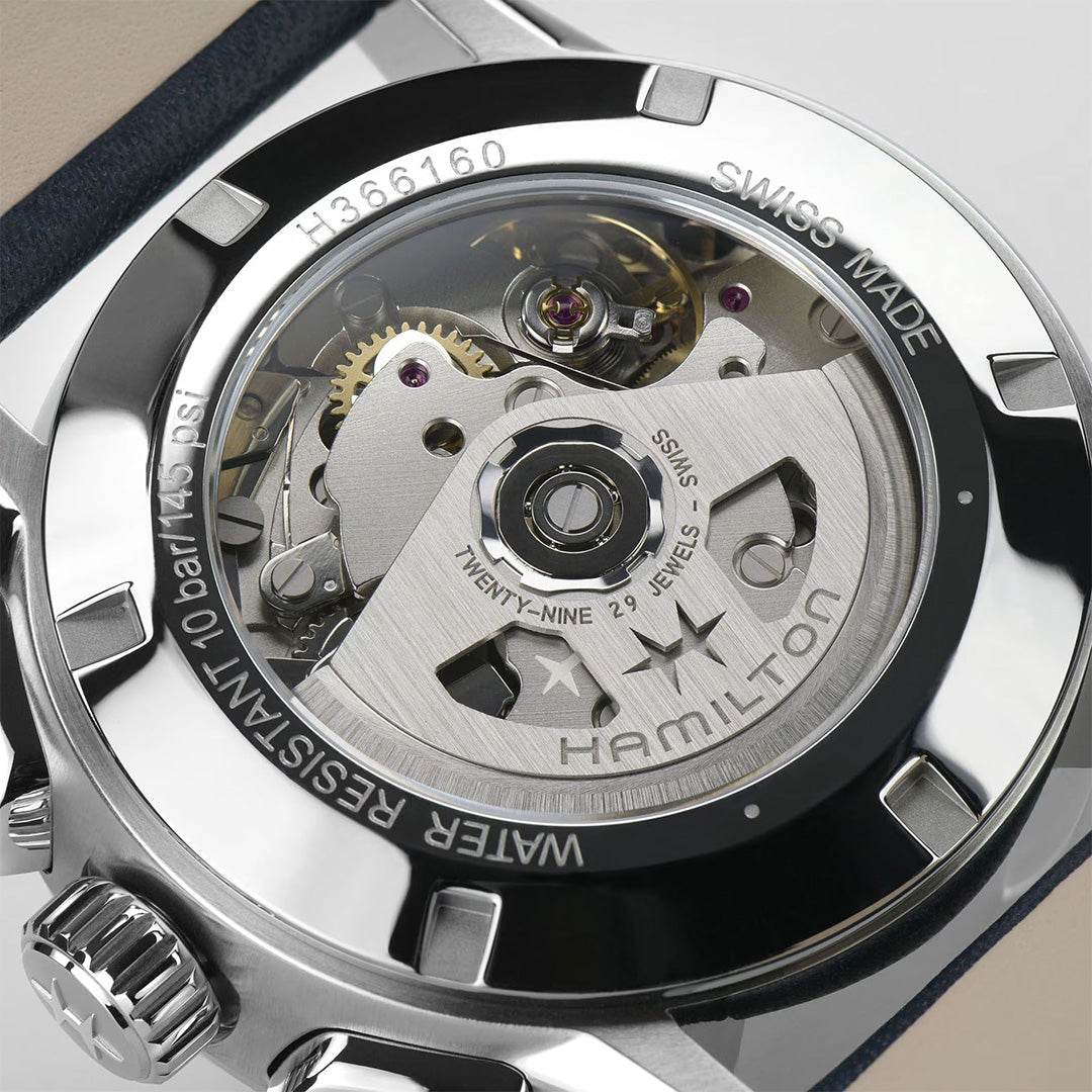 Orologio in acciaio Jazzmaster Performer Auto Chrono Hamilton