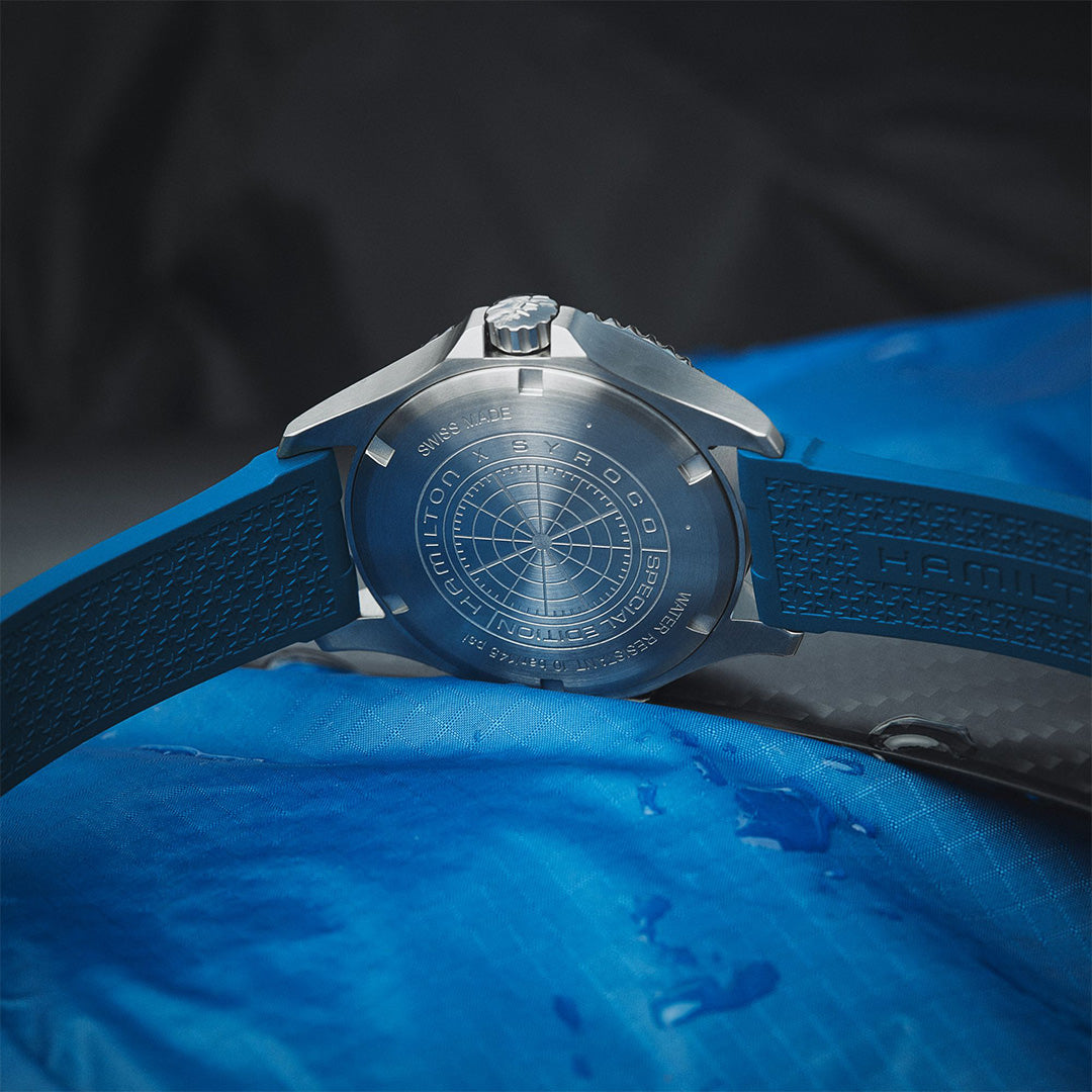 Watch in steel Khaki Navy Scuba Auto Syroco Special Edition Hamilton