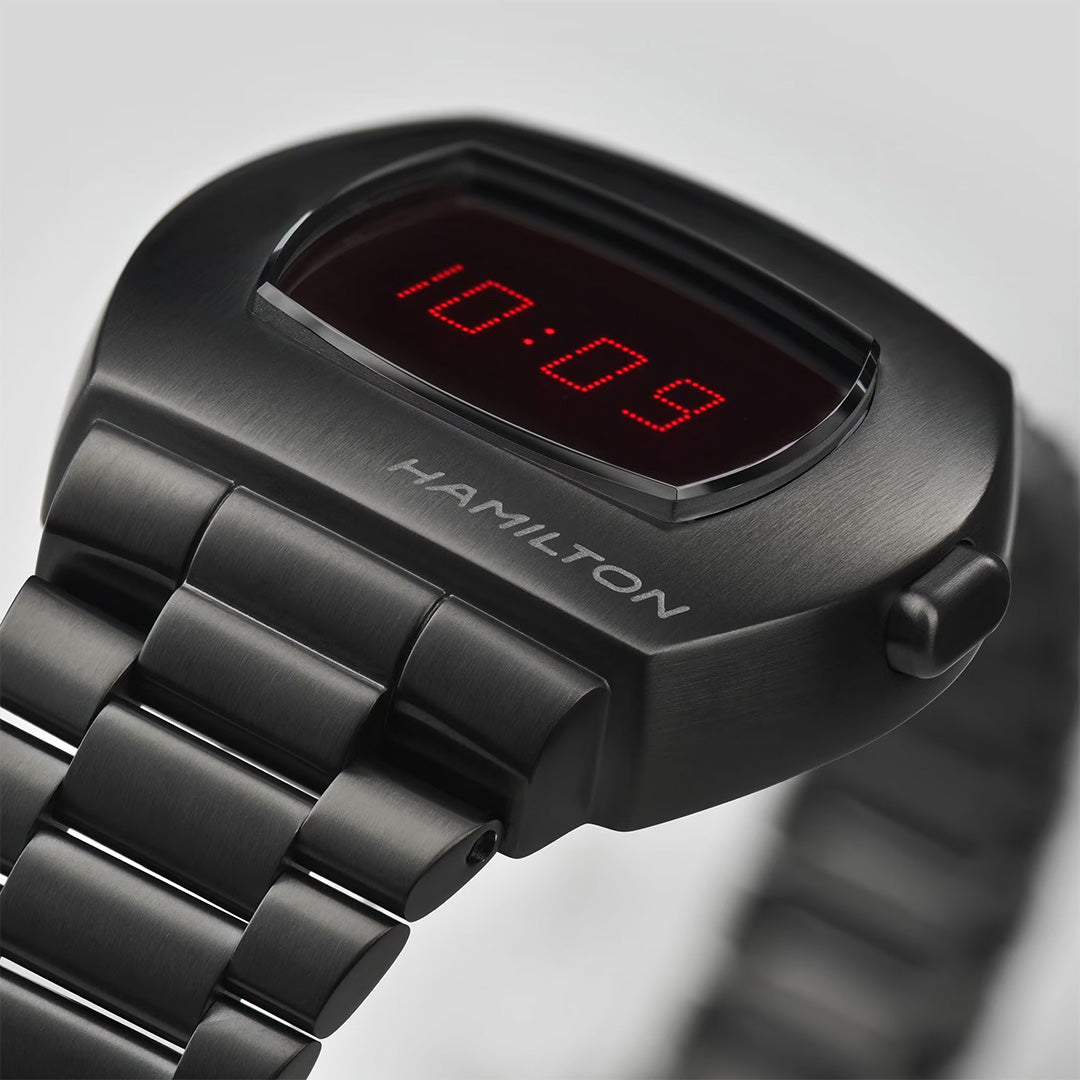 Orologio in pvd American Classic PSR Digital Quartz Hamilton
