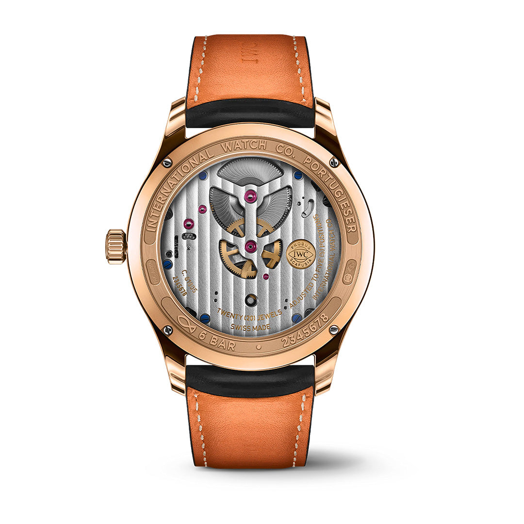 Orologio in armor gold Portugieser Hand-Wound Tourbillon Iwc