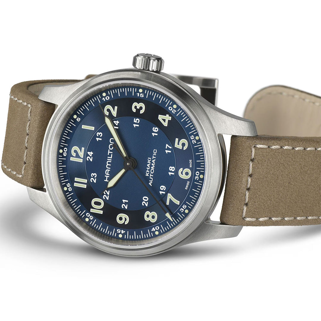 Watch in titanium Khaki Field Titanium Auto Hamilton