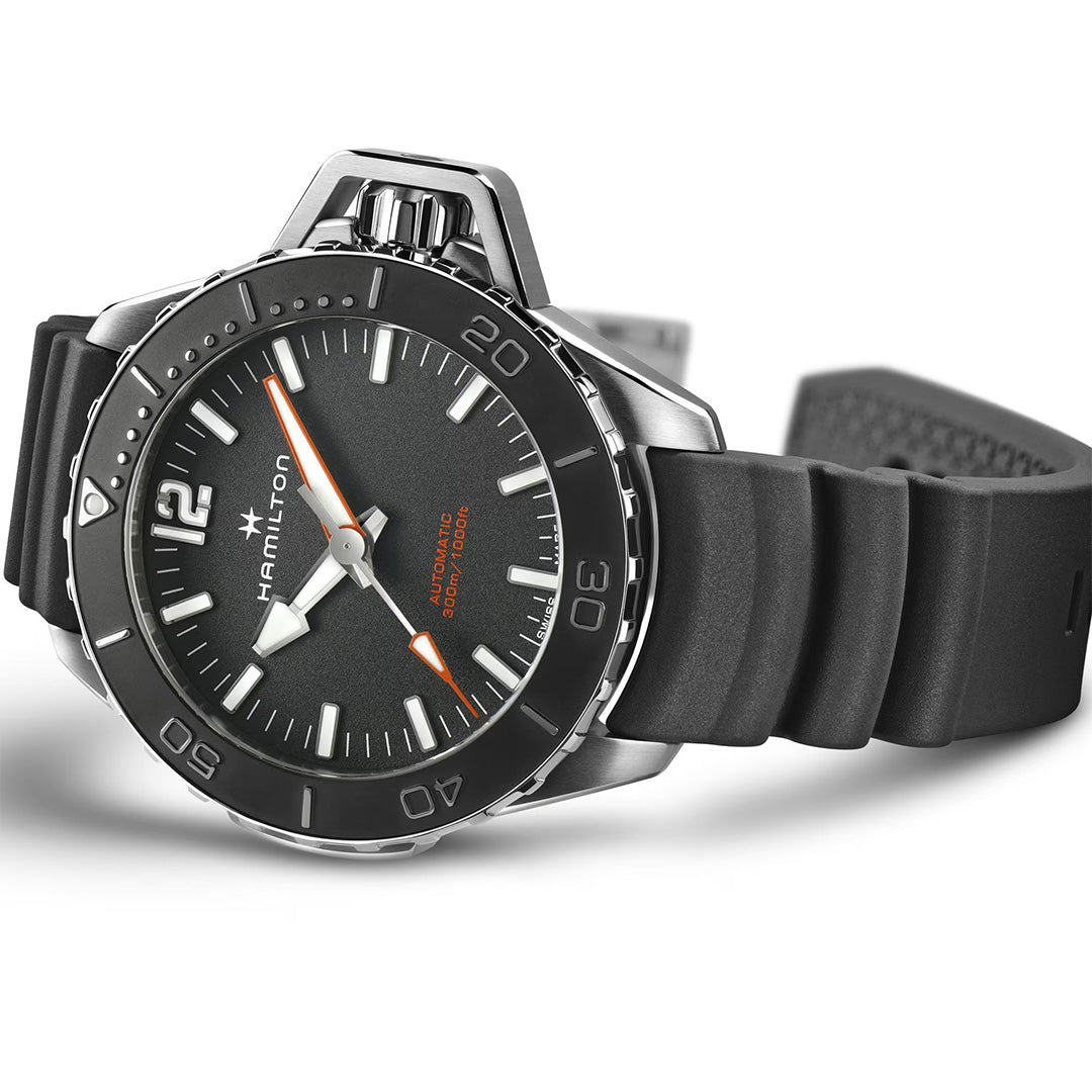 Orologio in acciaio Khaki Navy Frogman Hamilton