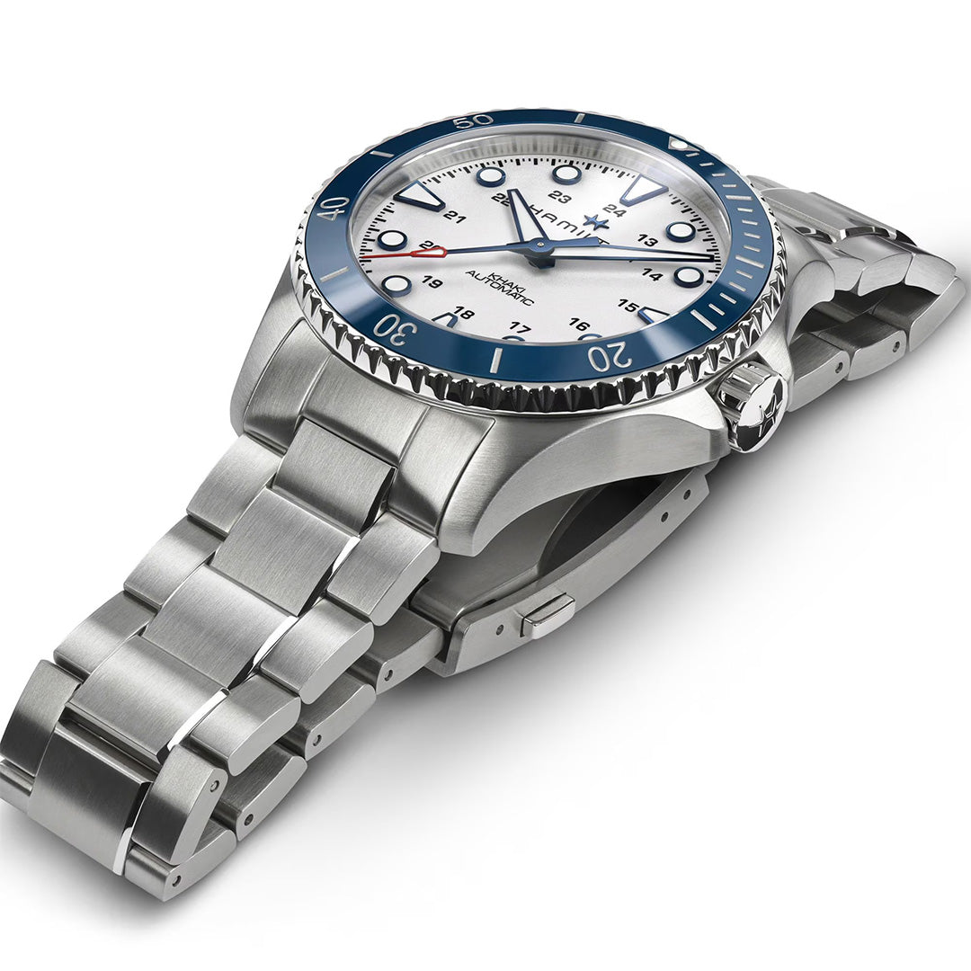 Orologio in acciaio Khaki Navy Scuba Auto Hamilton