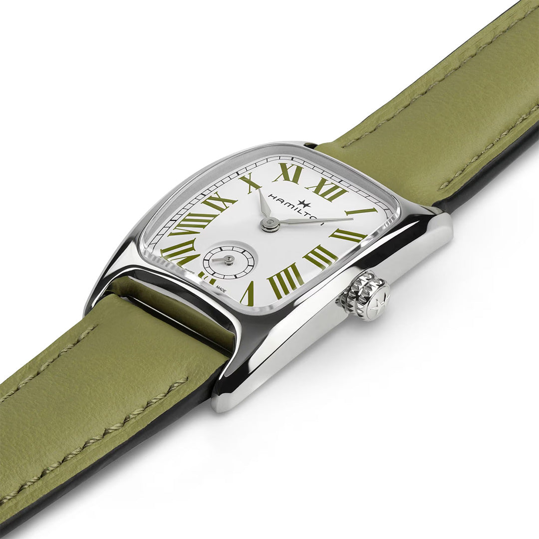 Watch in steel American Classic Hamilton