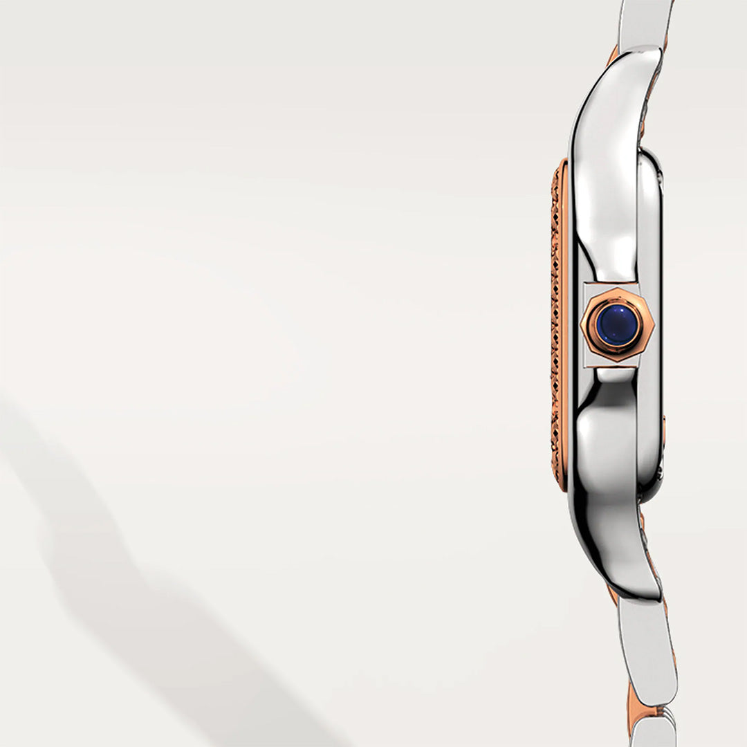 Watch in steel and rose gold Panthère de Cartier Cartier