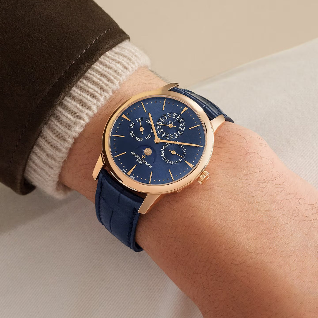Orologio in oro rosa Patrimony Calendario Perpetuo Vacheron constantin