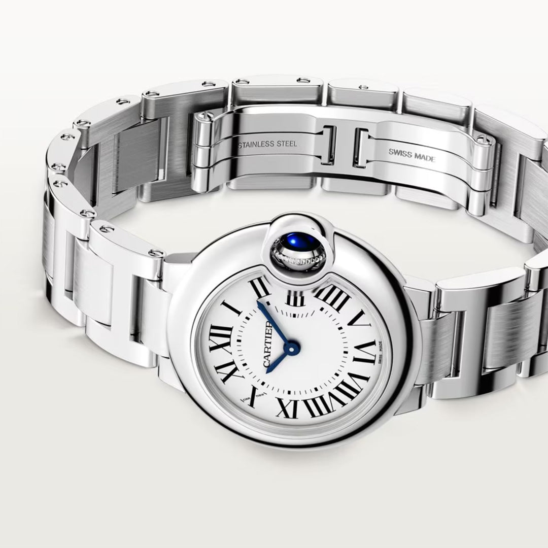 Watch in steel Ballon Bleu de Cartier Cartier