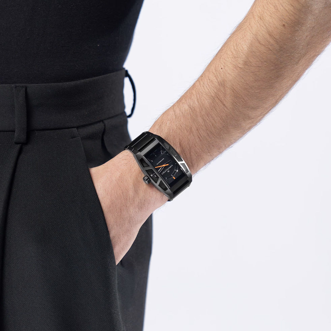 Watch in titanium American Classic Boulton Death Stranding 2 Limited Edition Hamilton