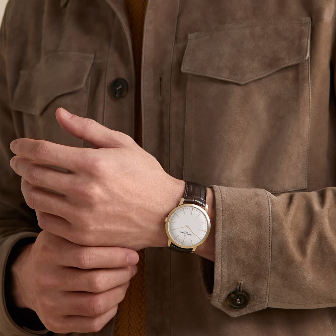 Orologio in oro rosa Patrimony Manuale Vacheron constantin