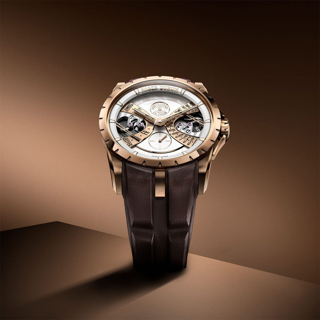 Orologio in oro rosa Excalibur Biretrograde Calendar Roger dubuis