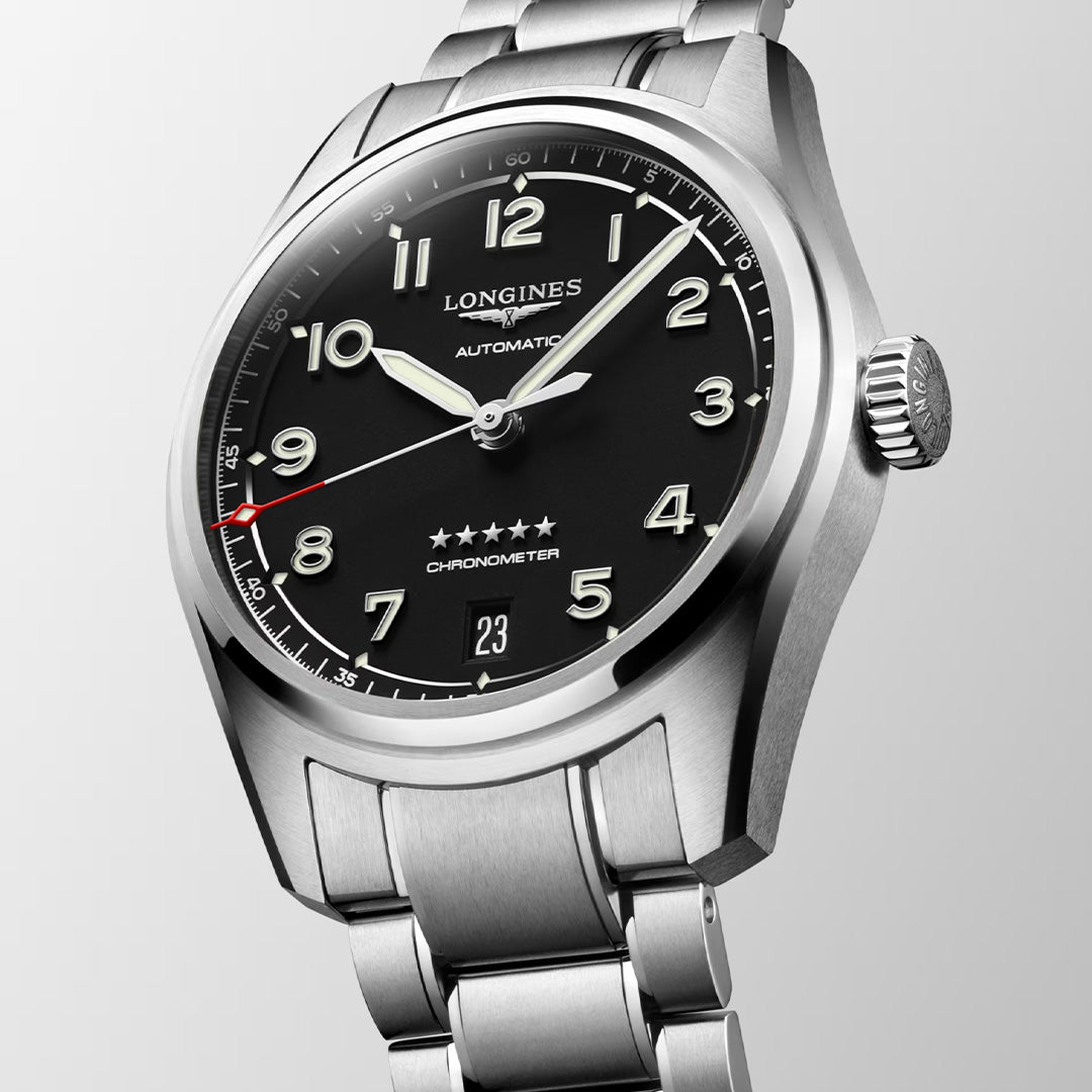 Watch in steel Spirit Longines