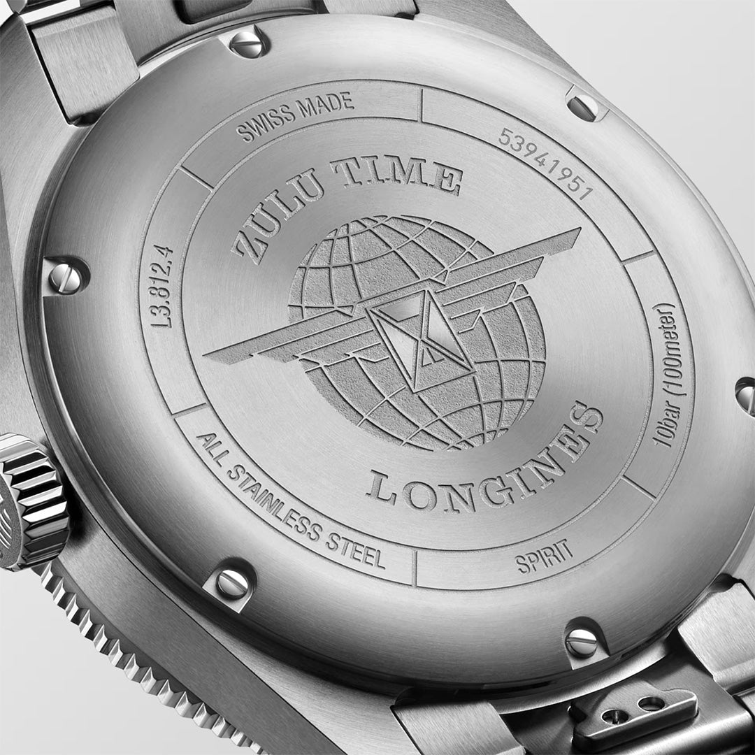Watch in steel Spirit Zulu Time Longines