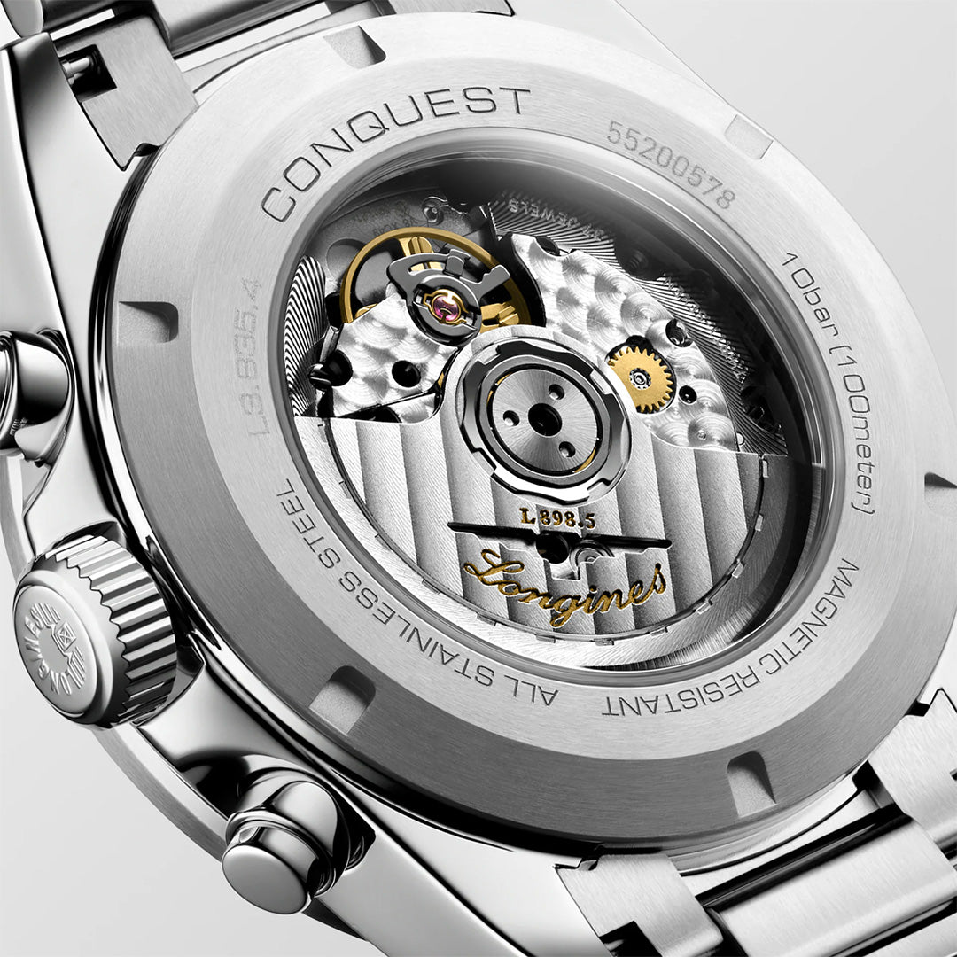 Orologio in acciaio Conquest Chronograph Longines