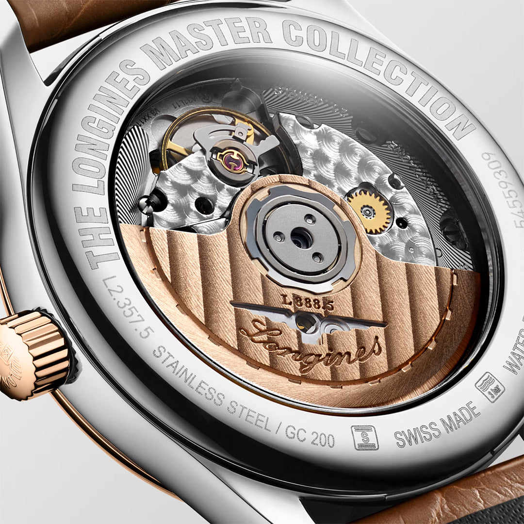 Orologio in acciaio e oro rosa Master Collection Longines