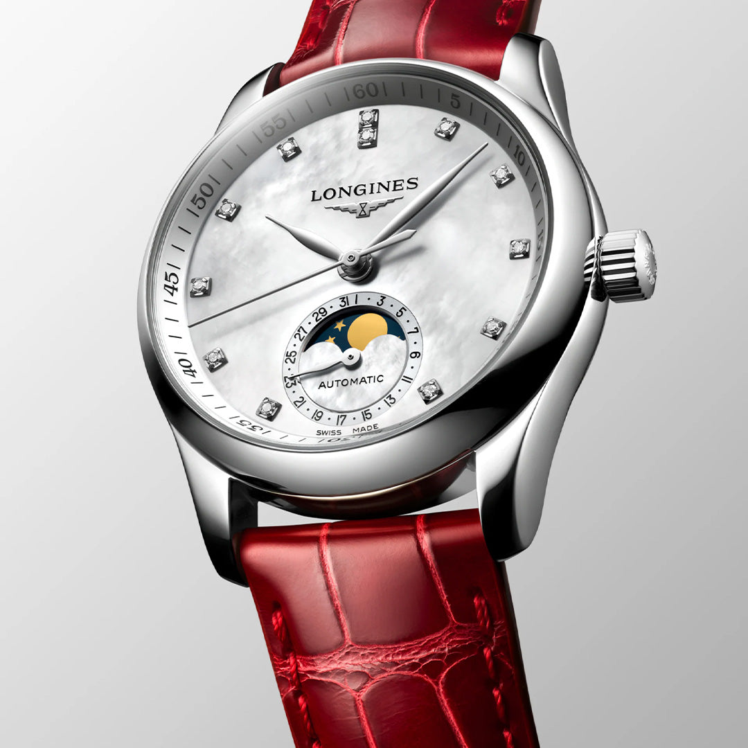 Orologio in acciaio Master Collection Moonphase Longines