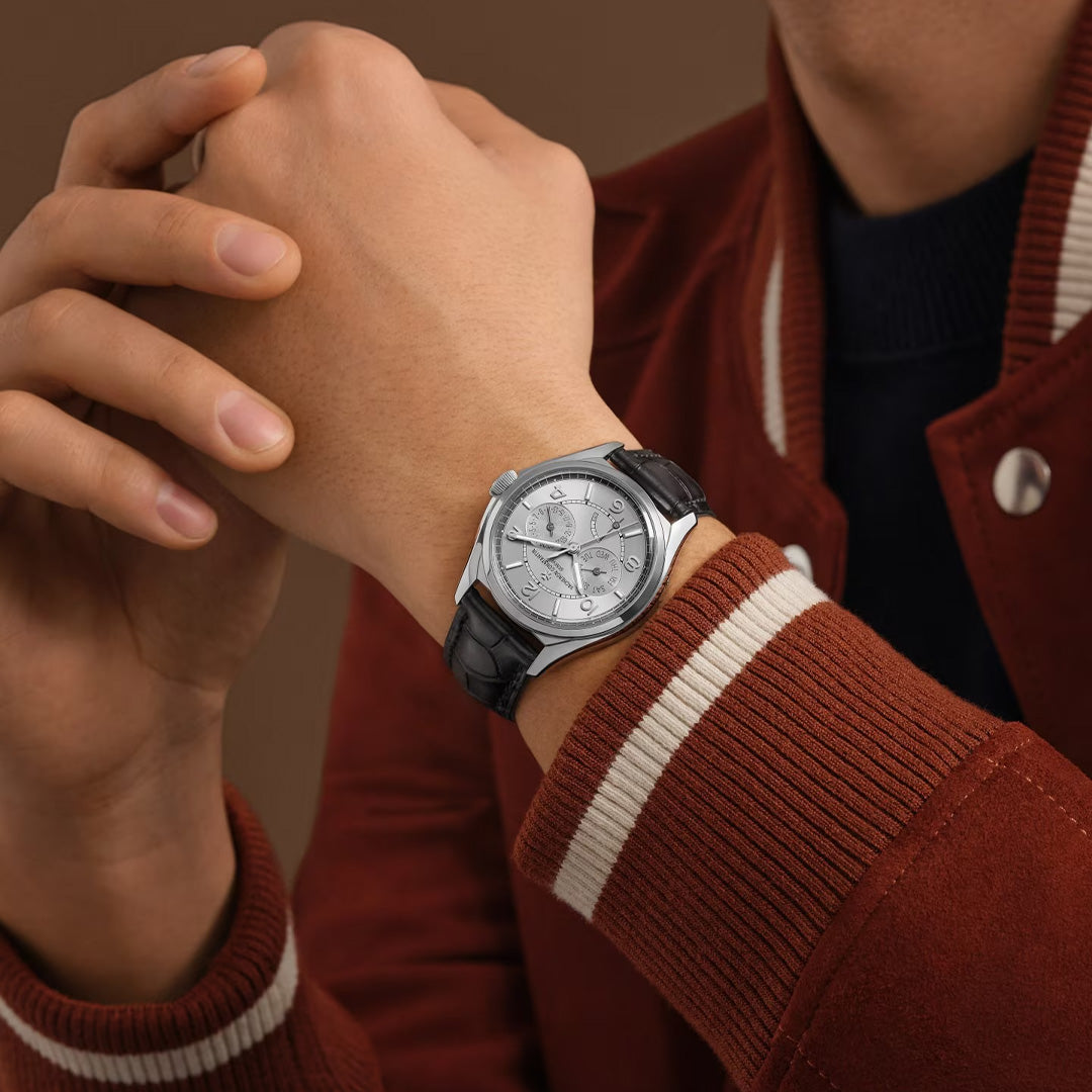 Orologio in acciaio Fiftysix Day-Date Vacheron constantin