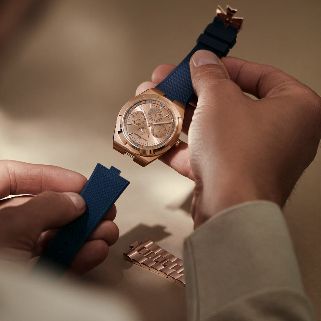 Orologio in oro rosa Overseas Calendario Perpetuo Ultra-Piatto Vacheron constantin