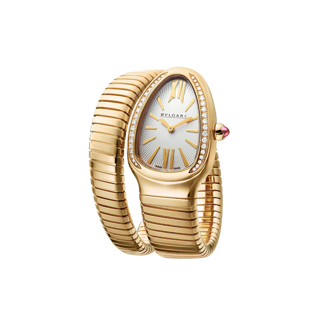 Orologio in oro giallo Serpenti Tubogas Bulgari
