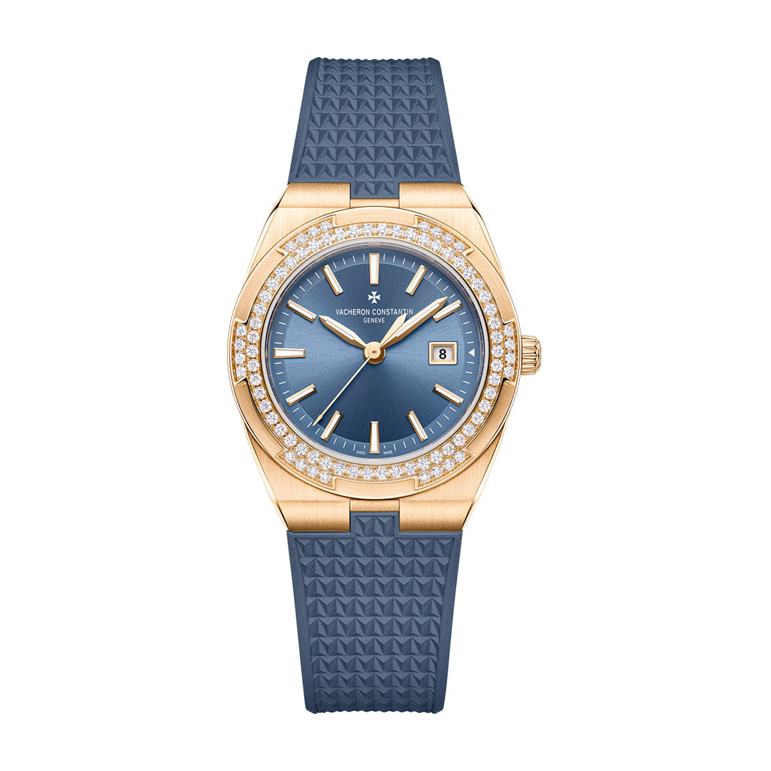 Orologio in oro rosa Overseas Quarzo Vacheron constantin