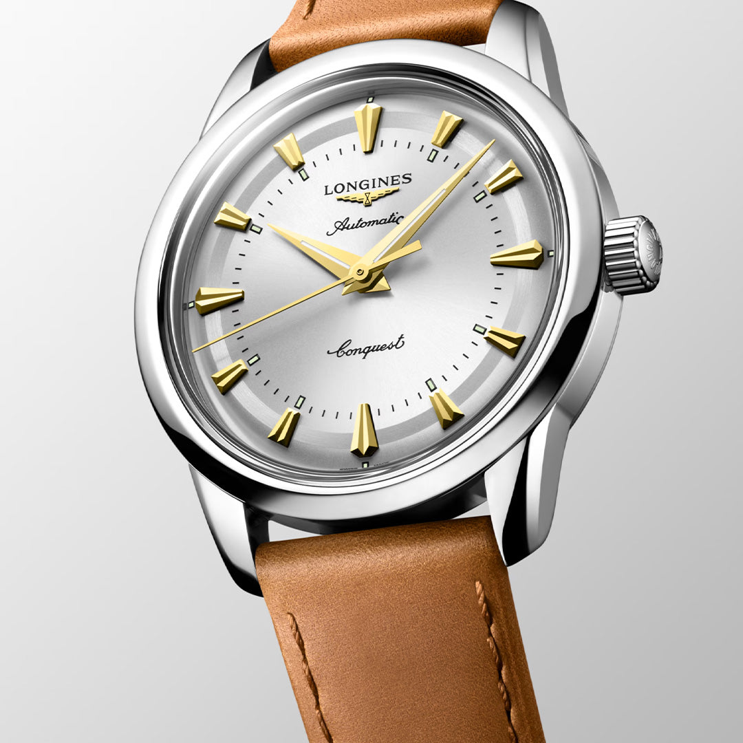 Watch in steel Conquest Heritage Longines