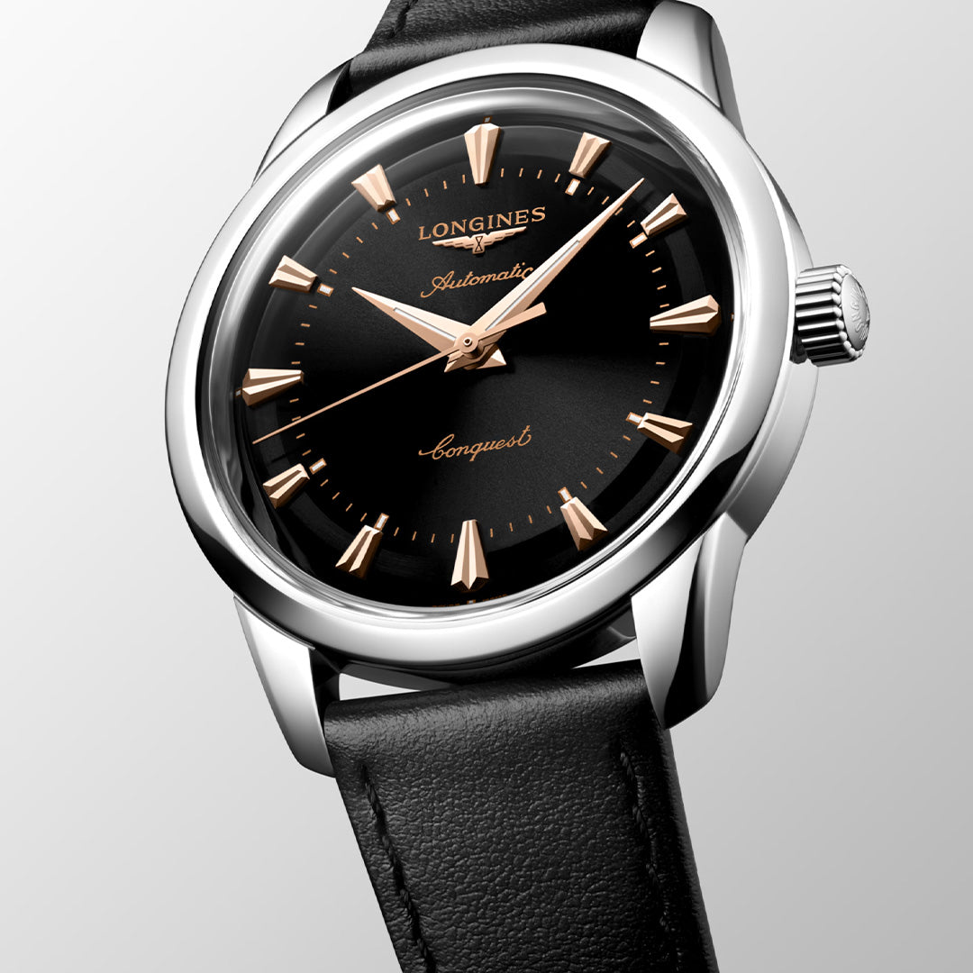 Watch in steel Conquest Heritage Longines