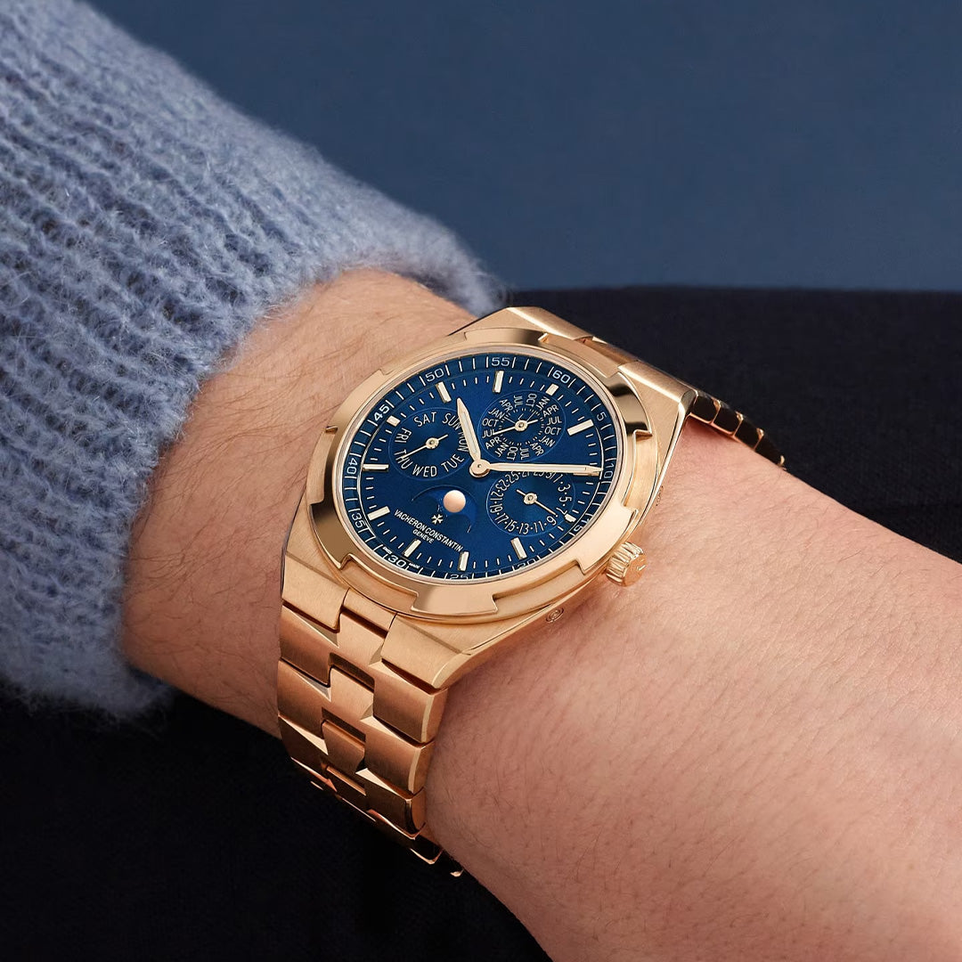 Watch in rose gold Overseas Perpetual Calendar Ultra-Thin Vacheron constantin
