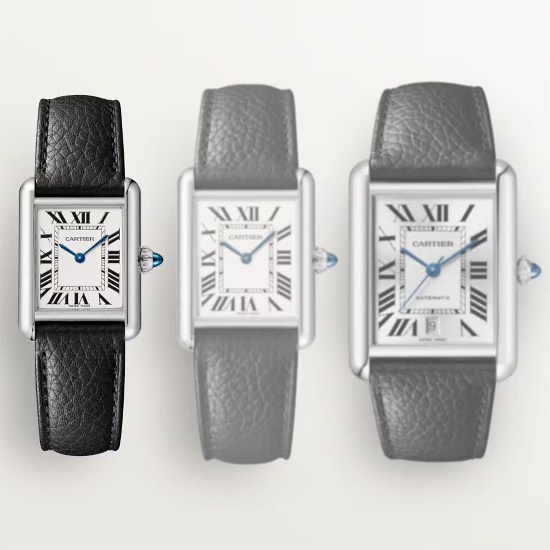 Watch in steel Tank Must Cartier
