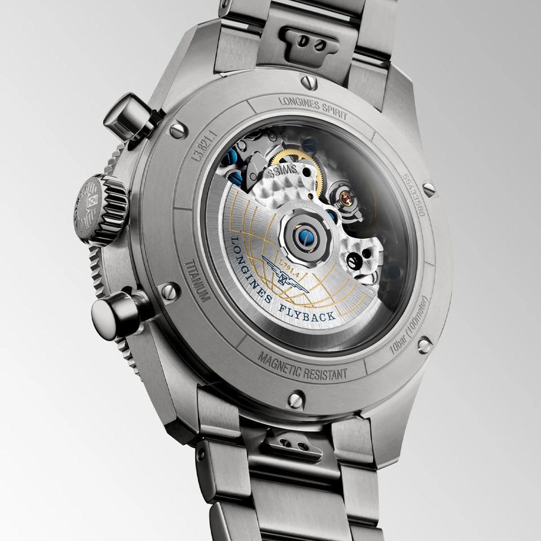 Watch in titanium Spirit Flyback Titanium Longines