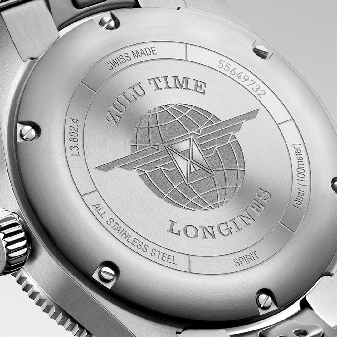 Watch in steel Spirit Zulu Time Longines