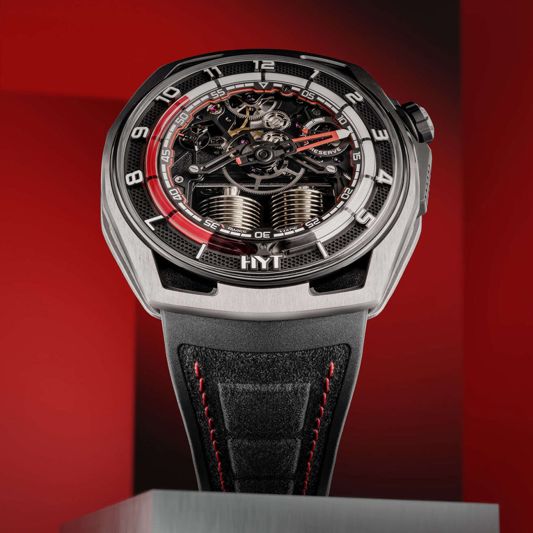 Orologio in titanio Hastroid Silver Red Hyt