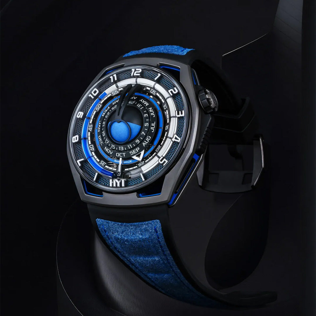 Orologio in titanio Moon Runner Supernova Blue Hyt