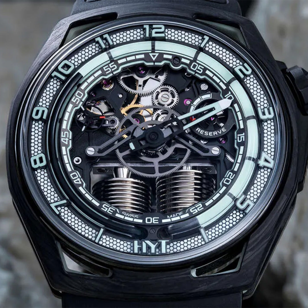 Watch in carbon Hastroid White Neon Hyt
