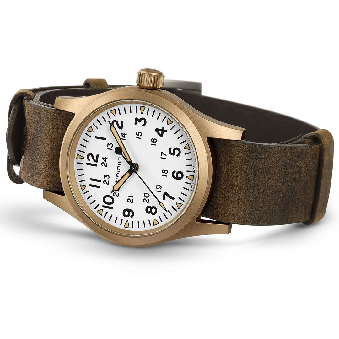 Watch in bronze Khaki Field Mechanical Bronze Hamilton
